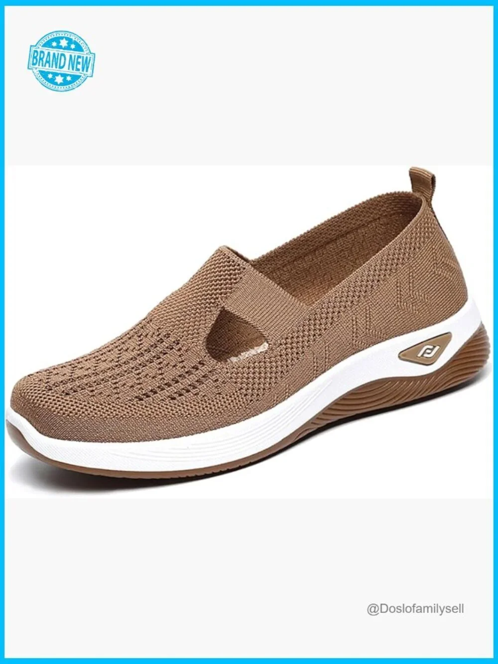 Women's Walking Sneakers Arch Support Slip-On Breathable Mesh Lightweight
